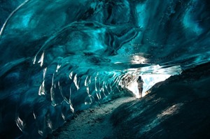 Crystal ice cave